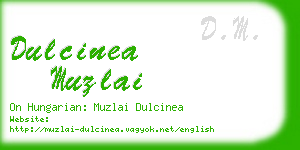 dulcinea muzlai business card